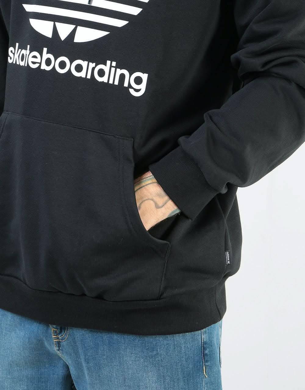 Adidas Clima 3.0 Pullover Hoodie - Black/White
