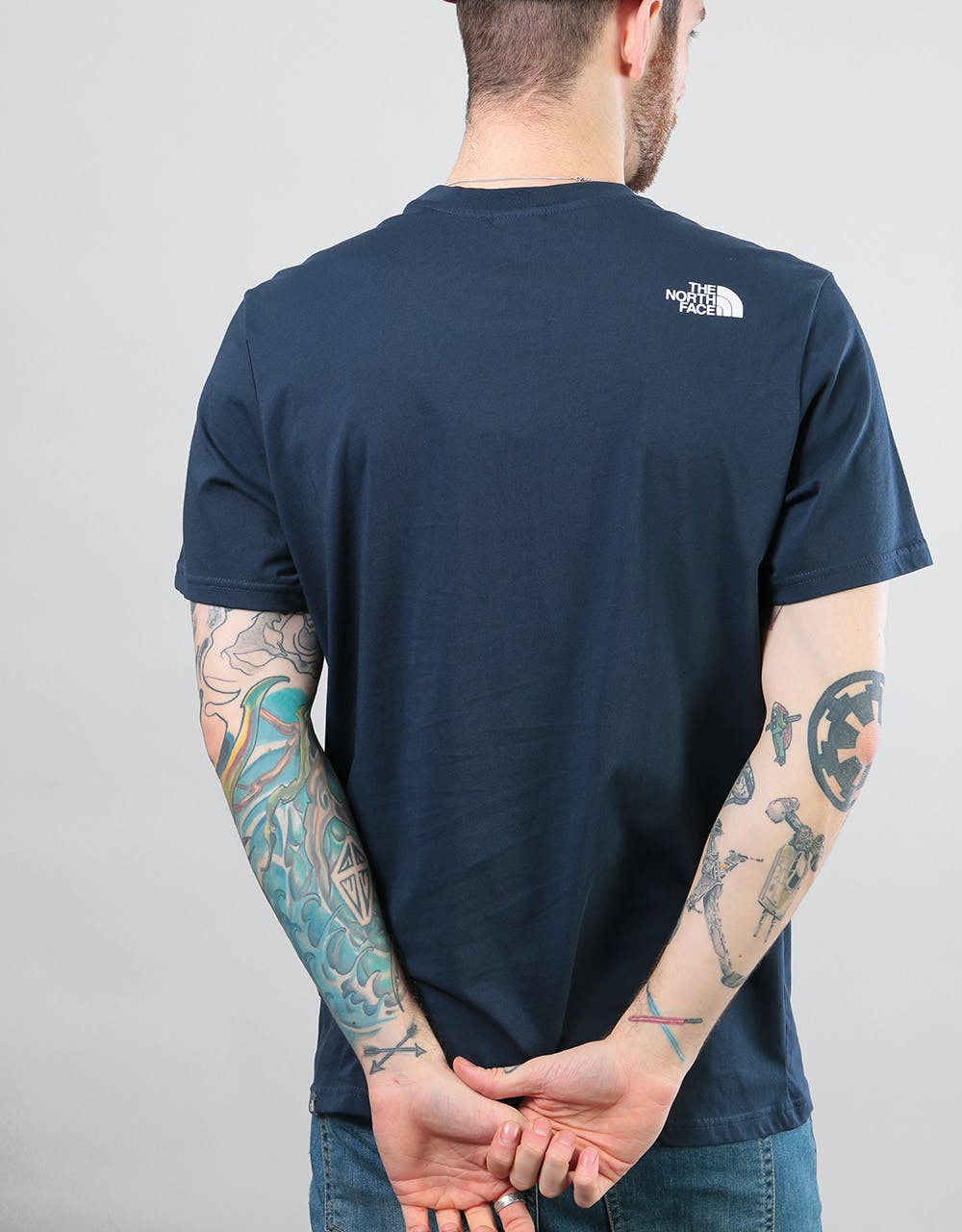 The North Face S/S Simple Dome T-Shirt - Urban Navy/TNF White
