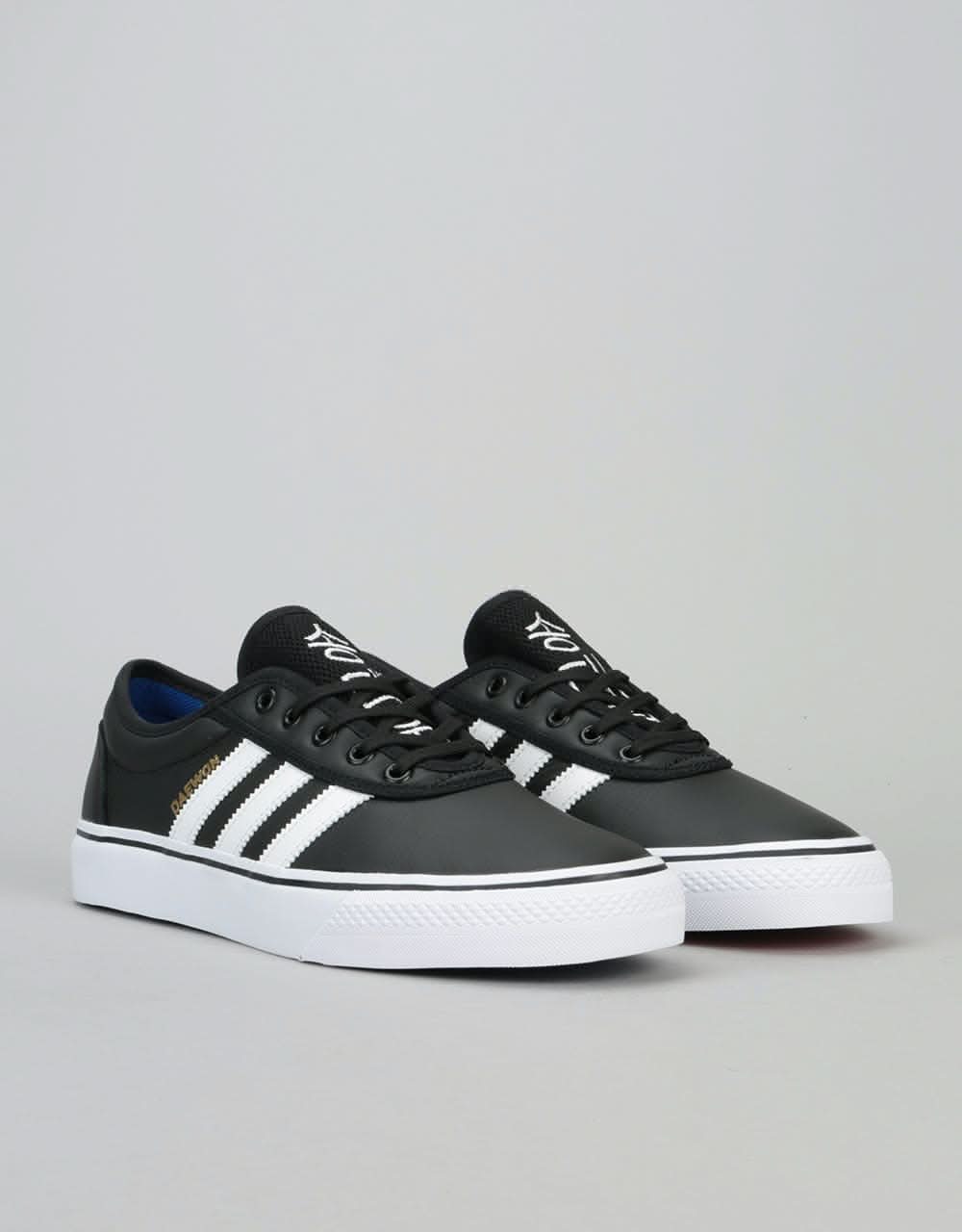 Adidas x Daewon Adi-Ease Skate Shoes - Black/White/Gold Metallic