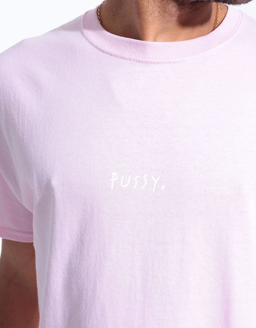 Route One Pussy T-Shirt - Light Pink