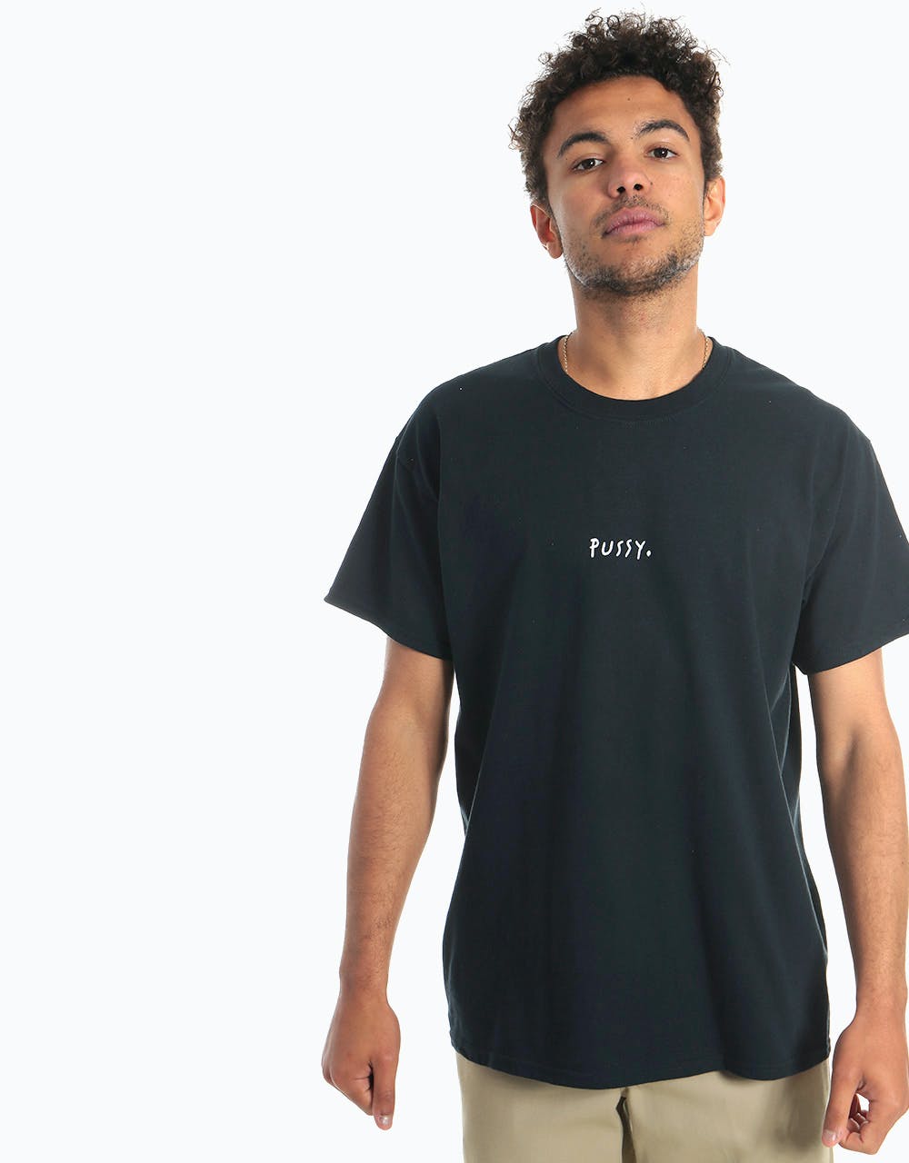 Route One Pussy T-Shirt - Black