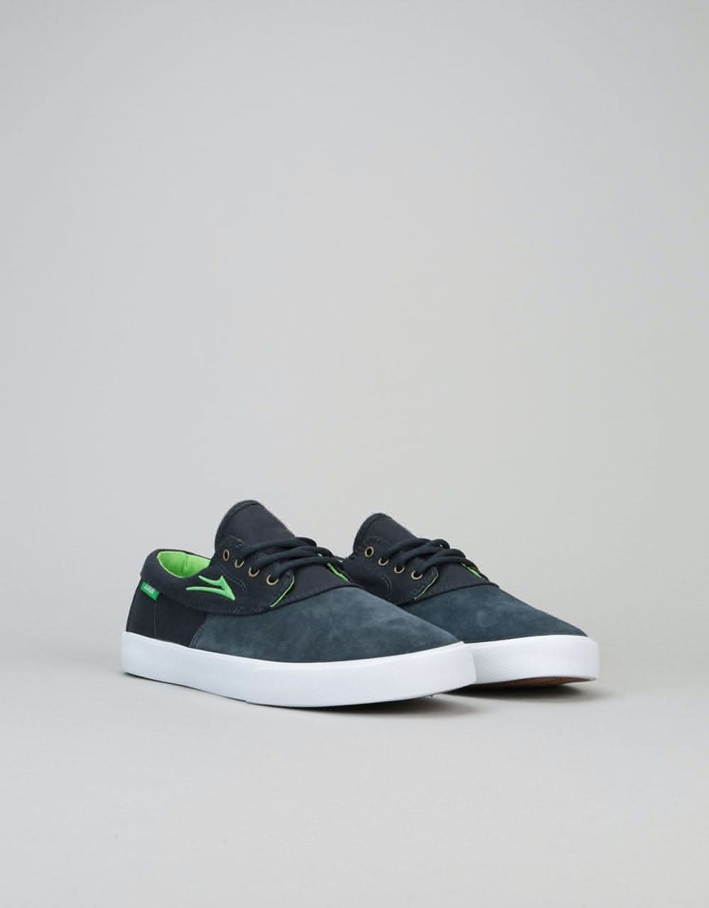 Lakai Camby Kids Skate Shoes - Navy Suede