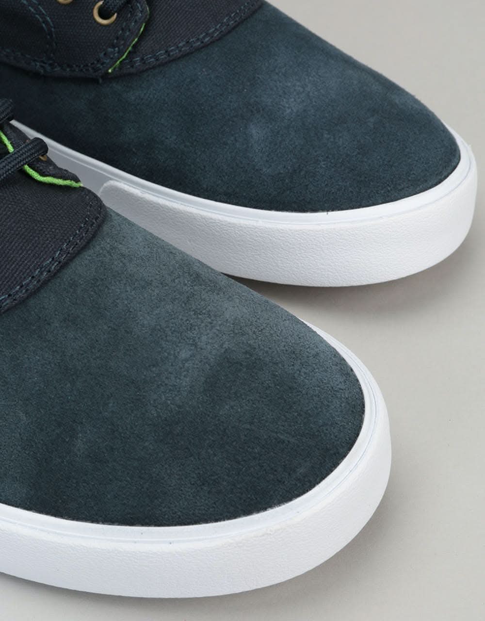 Lakai Camby Kids Skate Shoes - Navy Suede
