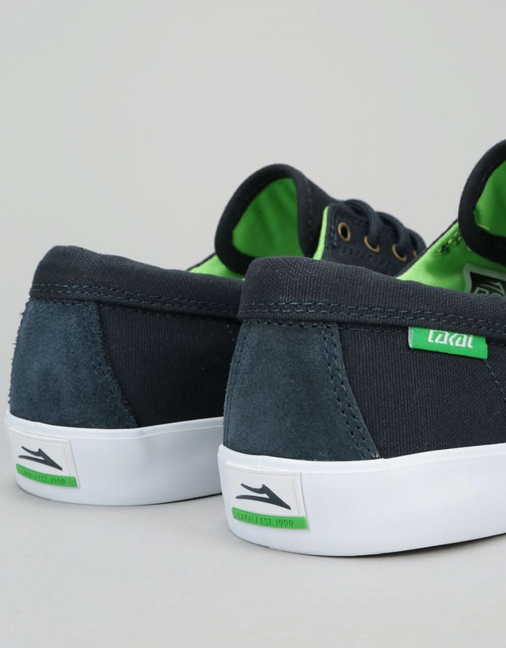 Lakai Camby Kids Skate Shoes - Navy Suede