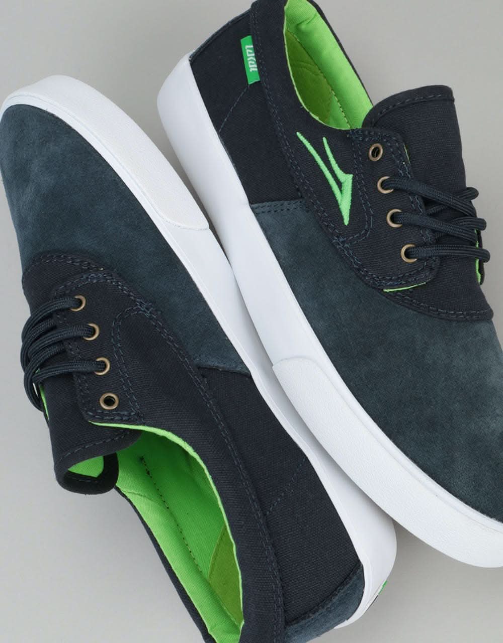 Lakai Camby Kids Skate Shoes - Navy Suede