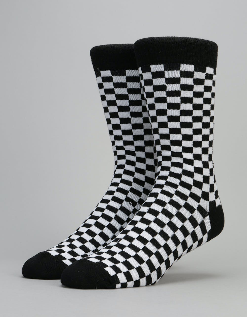 Route One Checker Socks - Black/White