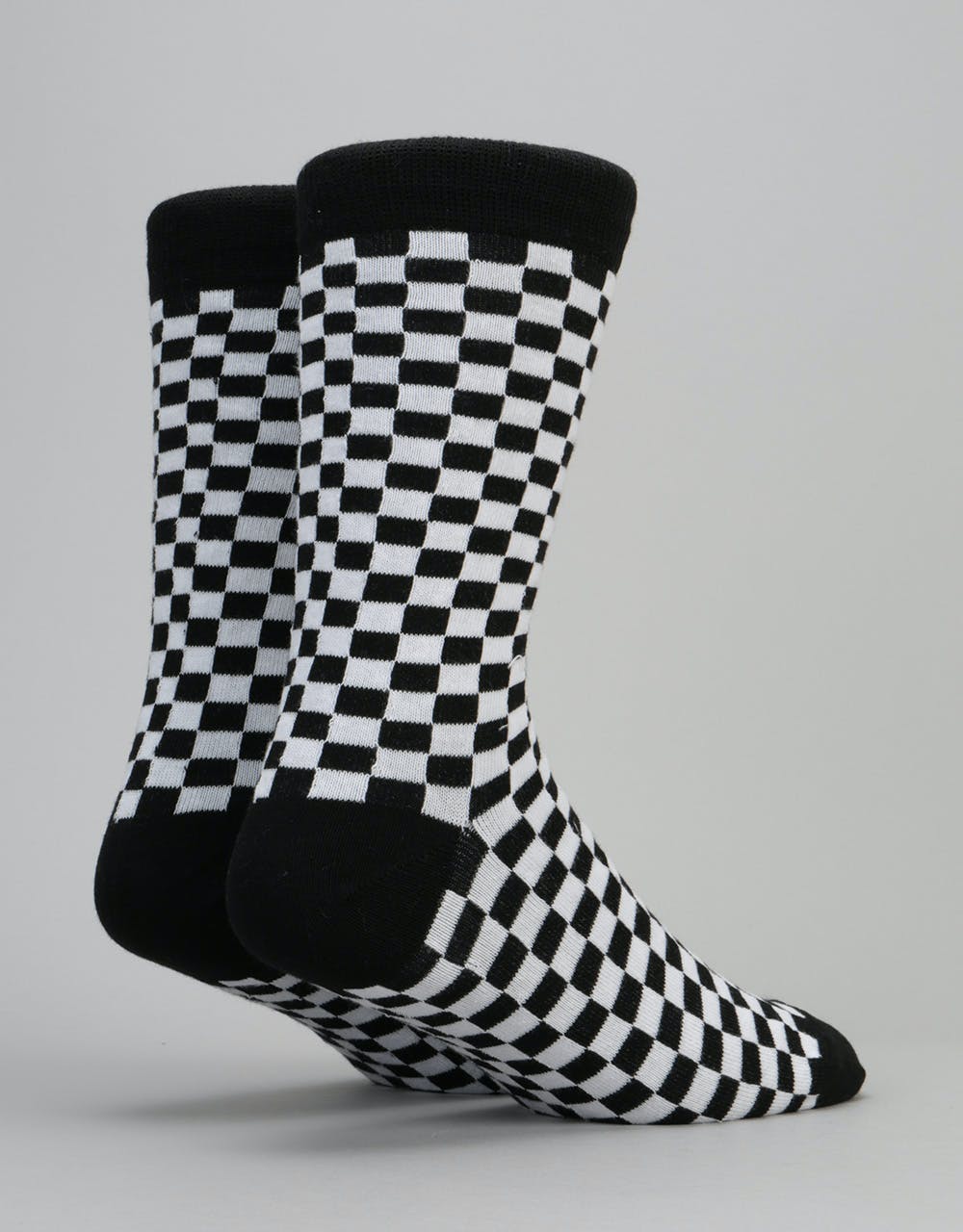 Route One Checker Socks - Black/White
