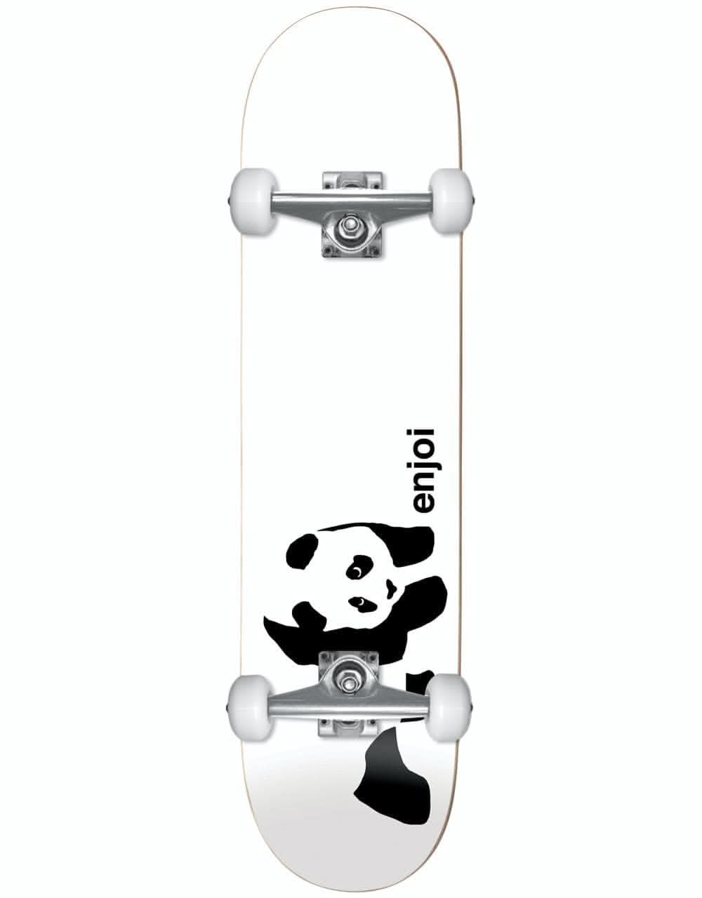 Produktbild von Skateboard Deck Blank ENJOI Whitey Panda Weiß 7.75" - Skateboard Komplett Skateboard Santa Cruz