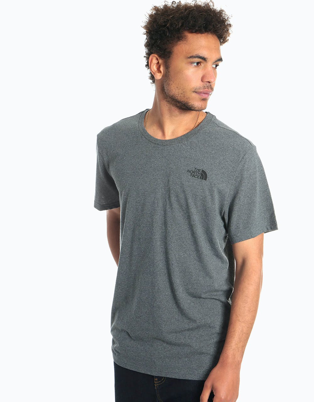 The North Face S/S Simple Dome T-Shirt - Medium Grey Heather