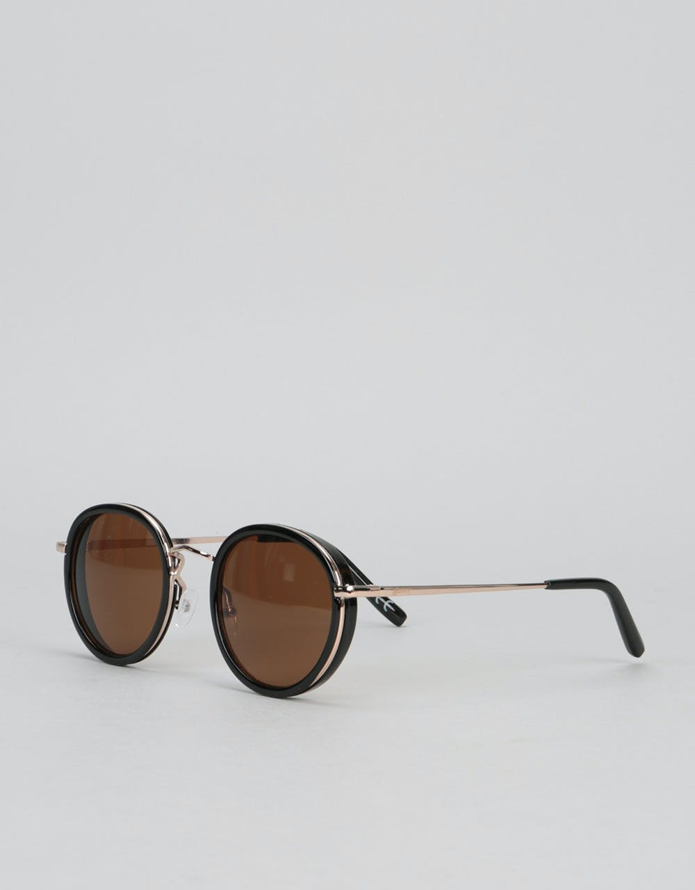 Glassy Sunhater Lincoln Sunglasses - Black/Brown