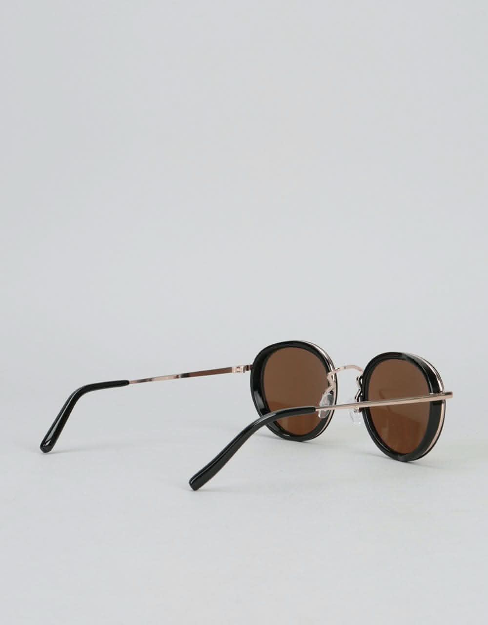 Glassy Sunhater Lincoln Sunglasses - Black/Brown
