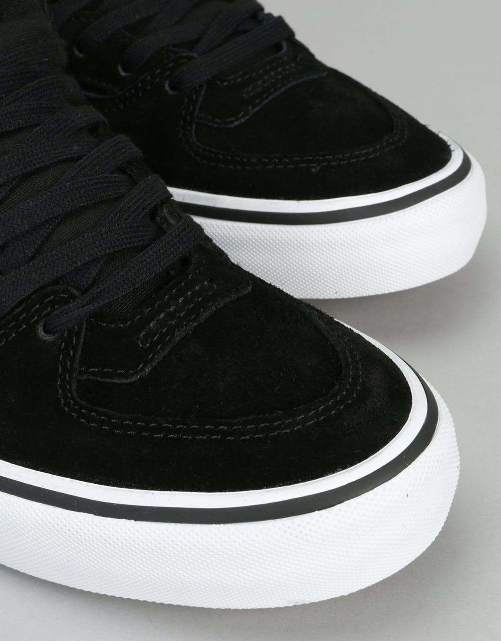 Vans Half Cab Pro Skate Shoes - Black/Black/White