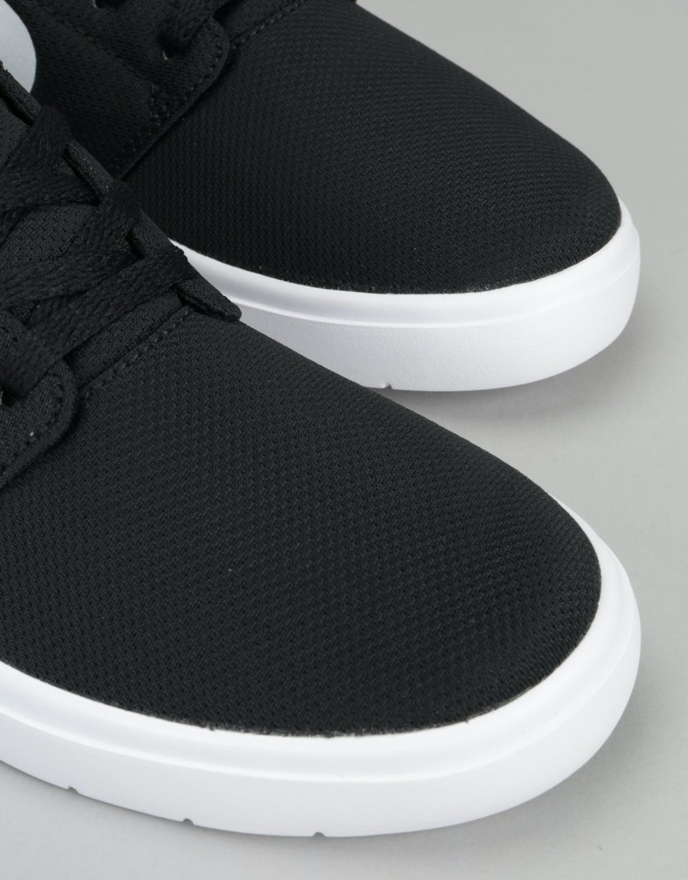 Nike SB Portmore II Ultralight Kids Skate Shoes - Black/White