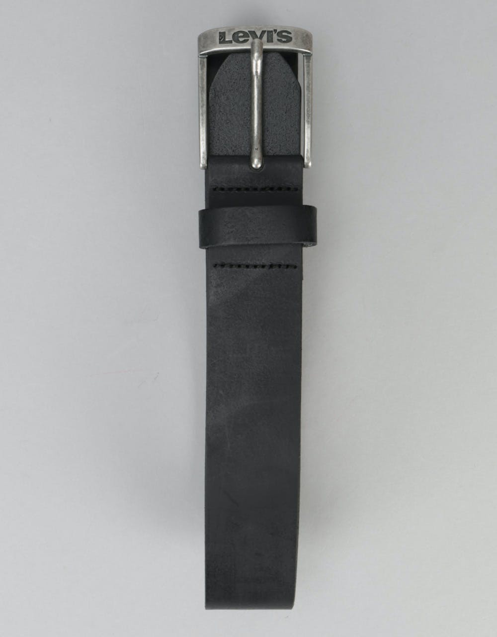 Levis New Duncan Leather Belt - Regular Black