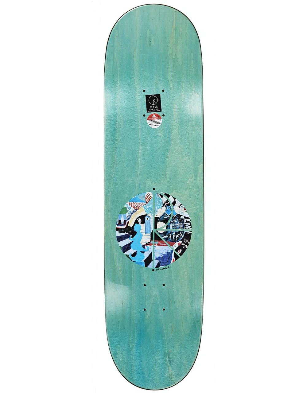 Polar Boserio Running Skateboard Deck - 8.5"