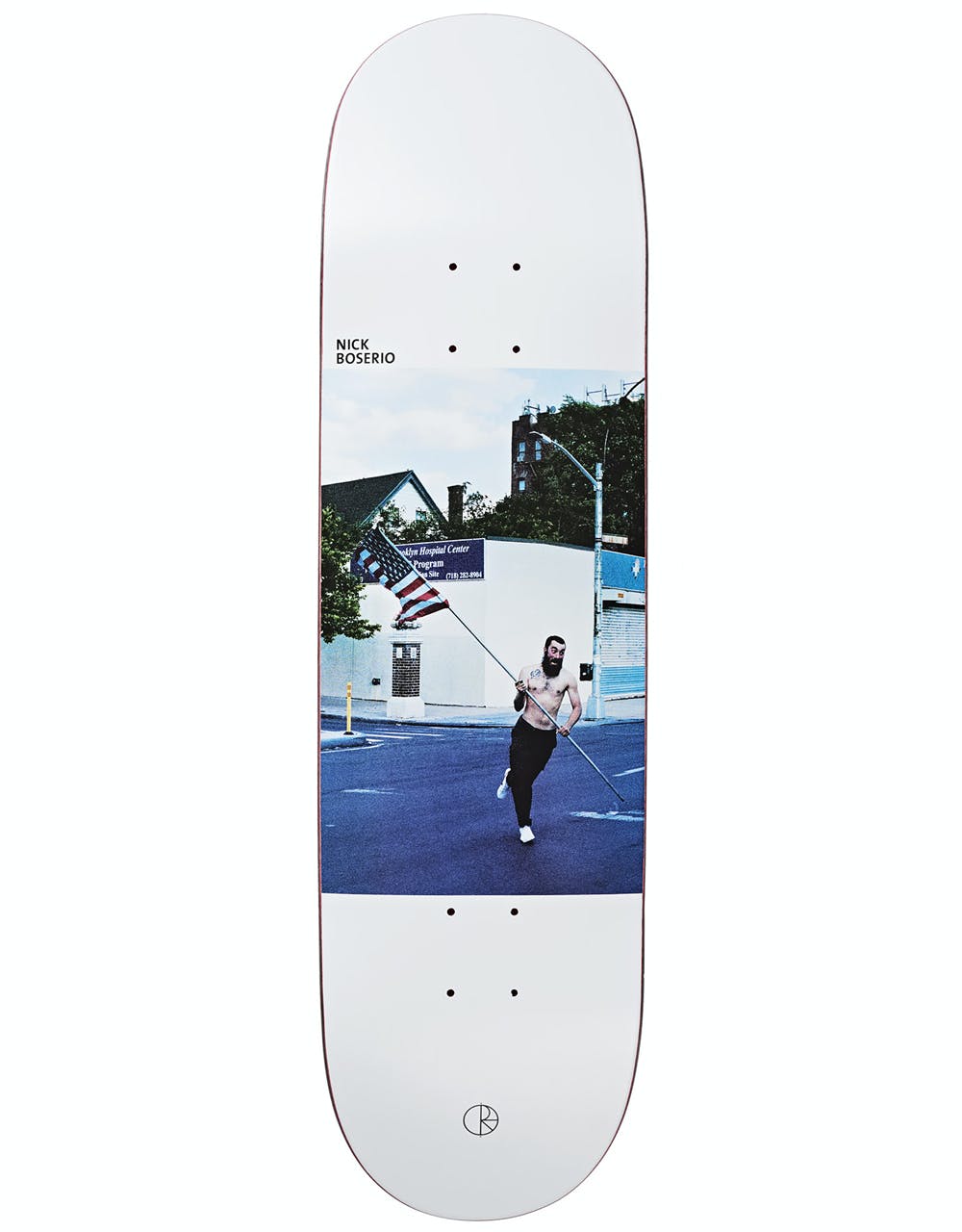 Polar Boserio America Skateboard Deck - 8.5"