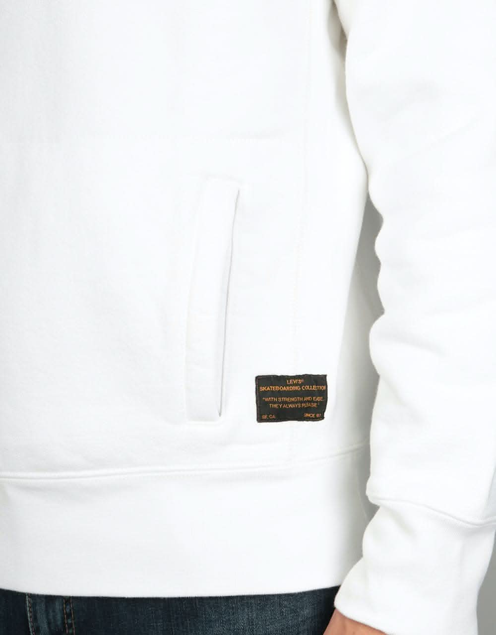 Levi's Skateboarding Pullover Hoodie - Bright White