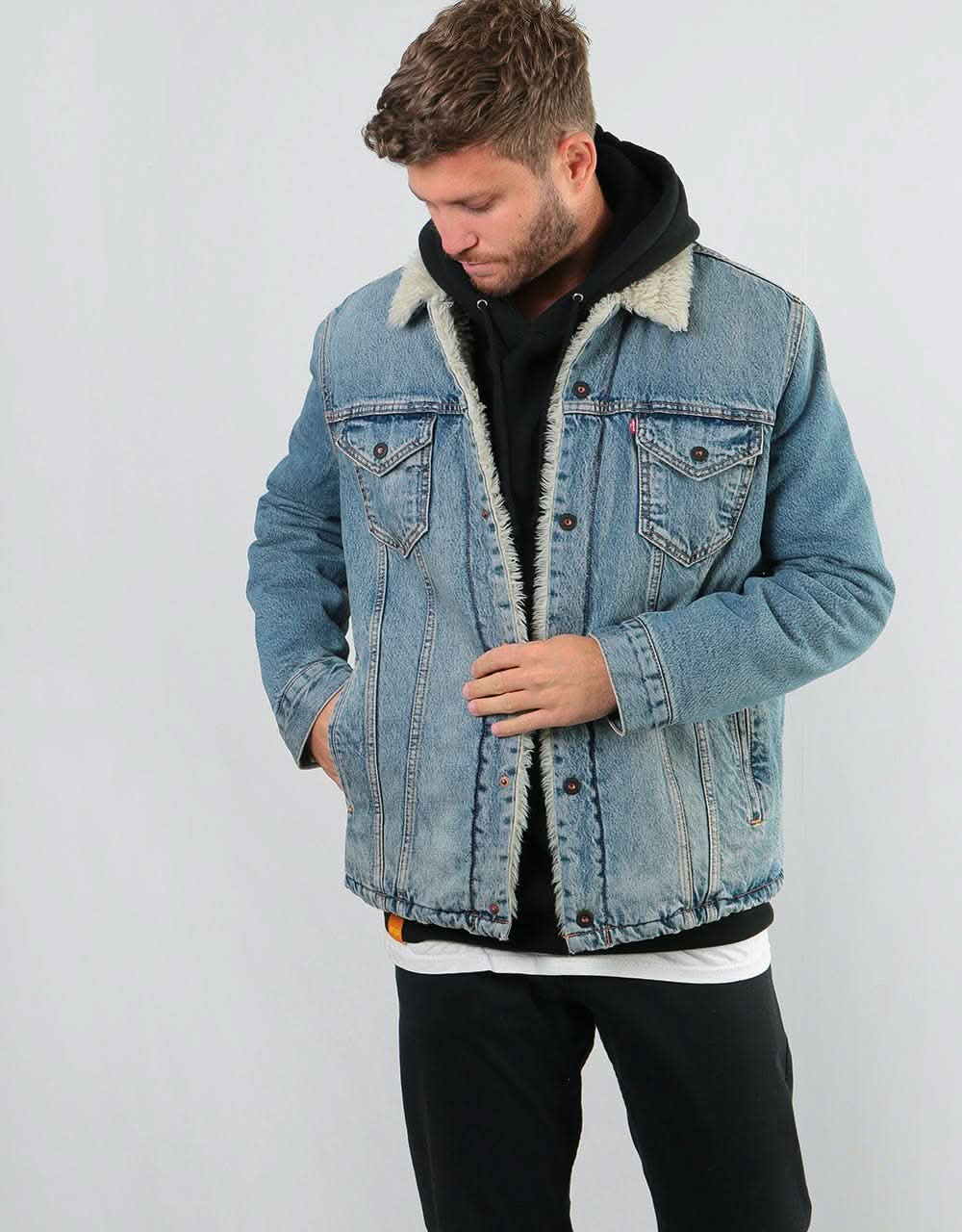 Levi's Skateboarding Sherpa Trucker Jacket - Kezar