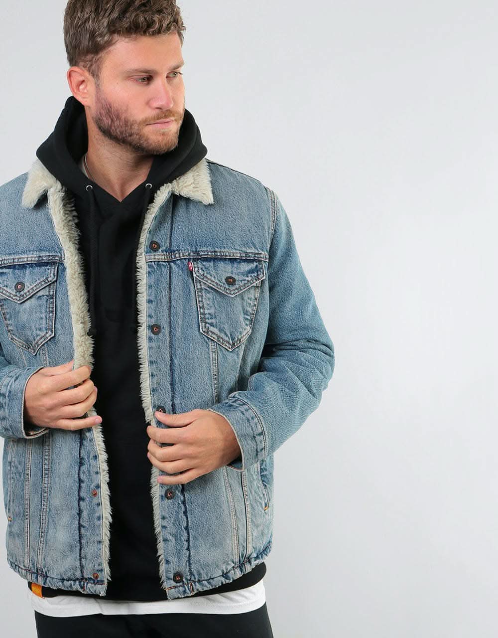 Levi's Skateboarding Sherpa Trucker Jacket - Kezar
