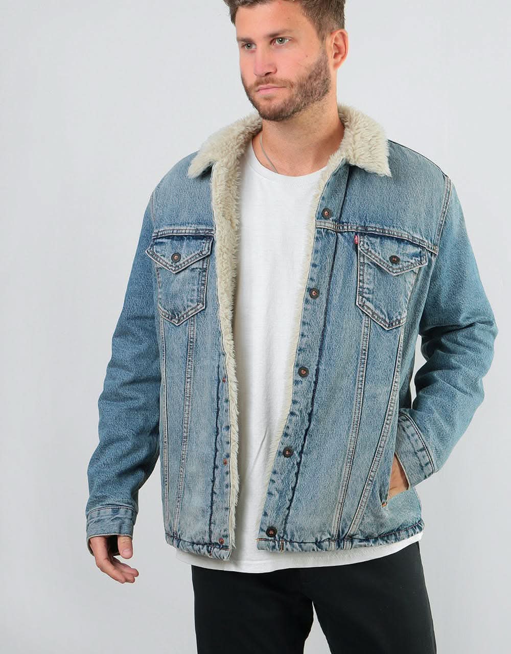 Levi's Skateboarding Sherpa Trucker Jacket - Kezar