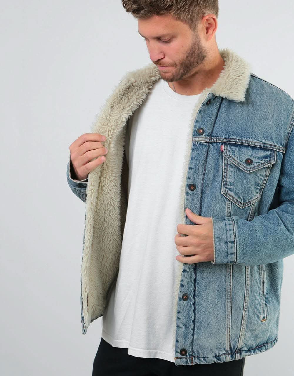 Levi's Skateboarding Sherpa Trucker Jacket - Kezar