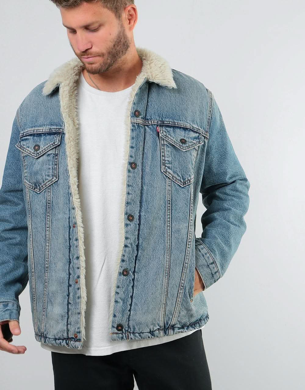 Levi's Skateboarding Sherpa Trucker Jacket - Kezar