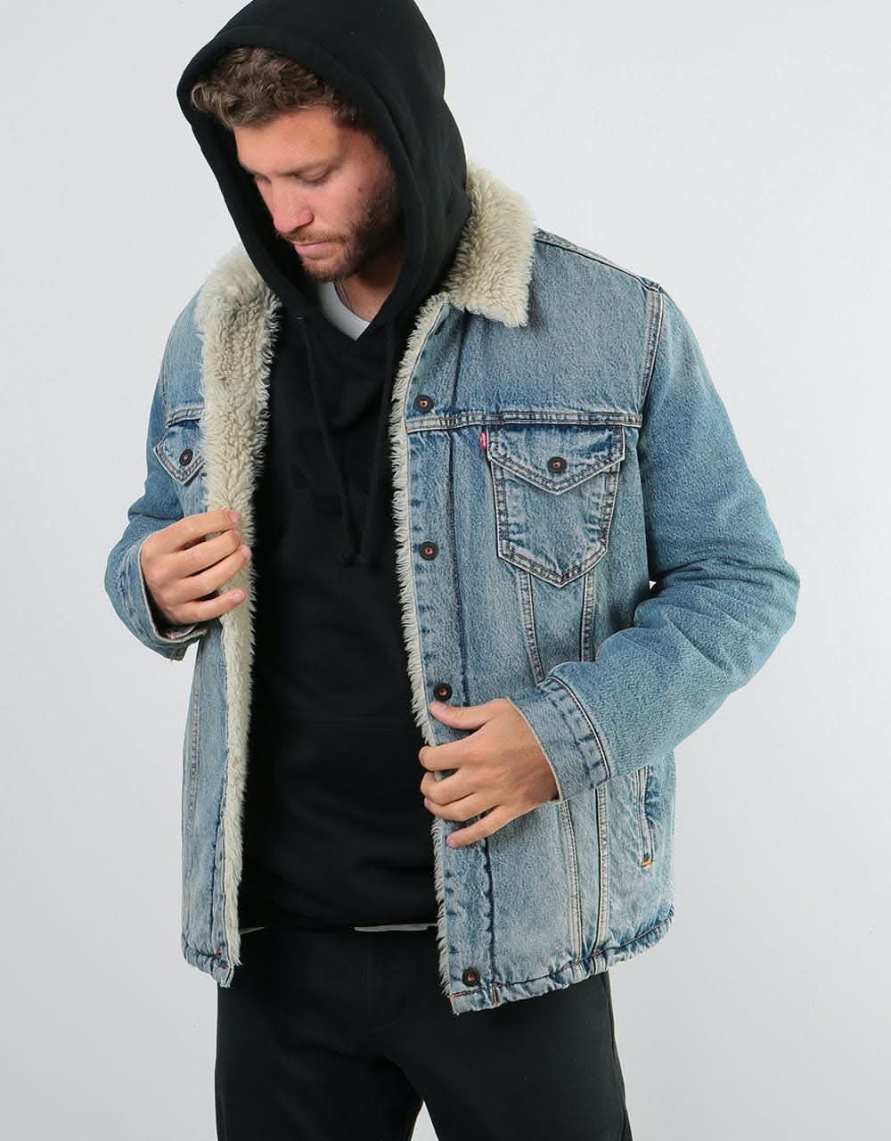 Levi's Skateboarding Sherpa Trucker Jacket - Kezar