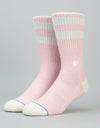Stance Salty Classic Crew Socks - Pink