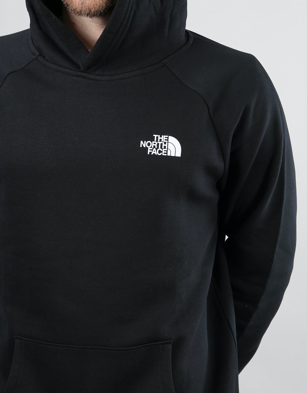 The North Face Raglan Red Box Pullover Hoodie - TNF Black
