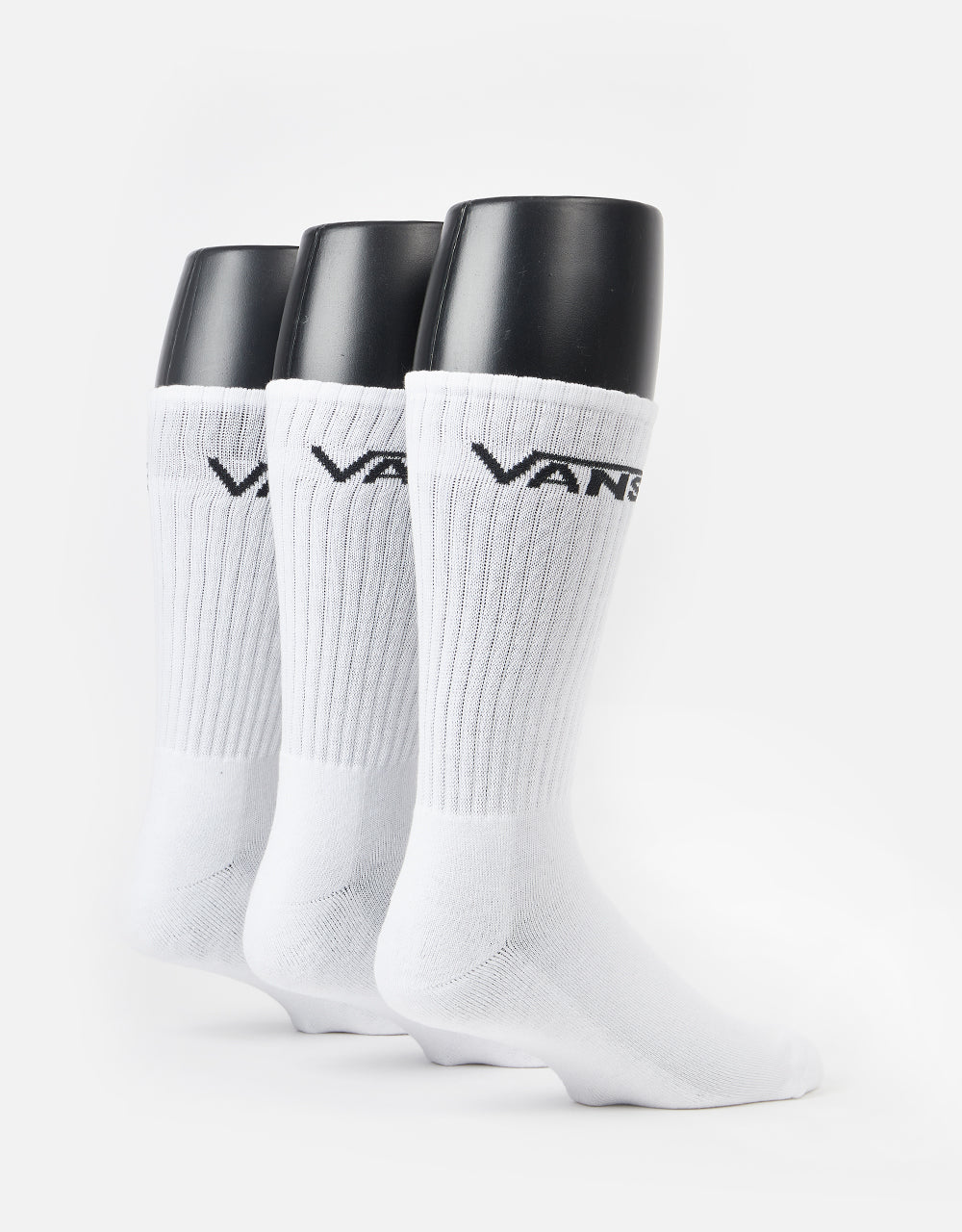 Vans Classic Crew 3 Pack Socks - White
