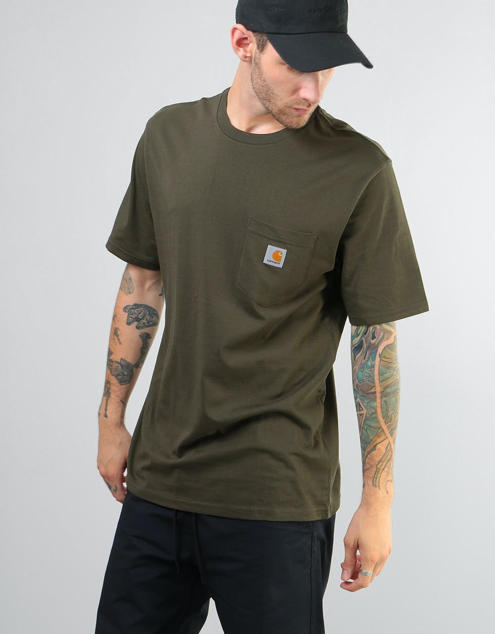 Carhartt WIP S/S Pocket T Shirt - Cypress