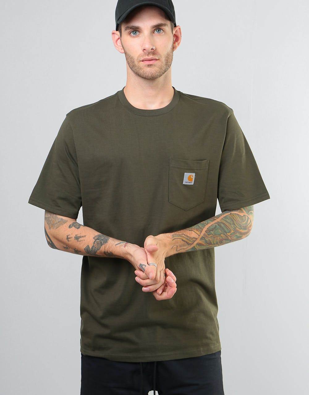 Carhartt WIP S/S Pocket T Shirt - Cypress