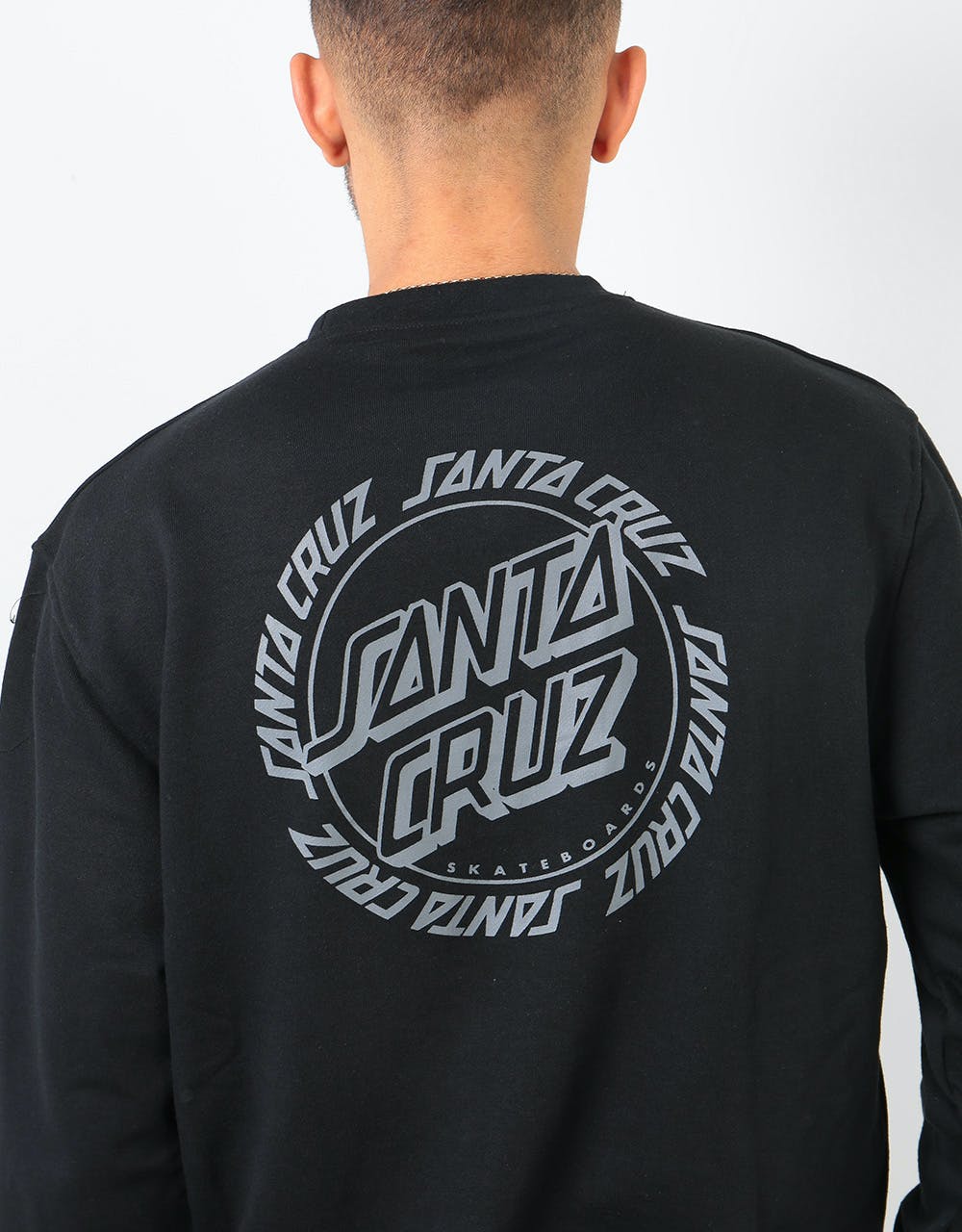 Santa Cruz Ringed Dot Crew - Black