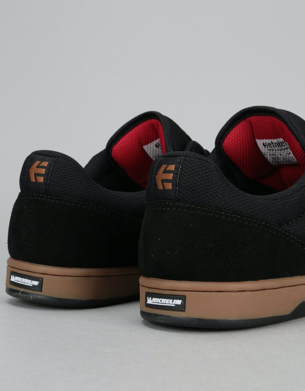 Etnies x Michelin Marana Skate Shoes - Black/Red/Gum