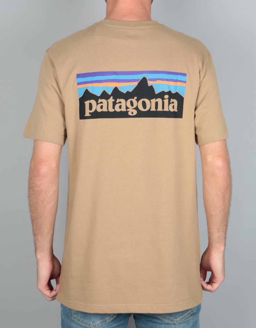 Patagonia P-6 Logo T-Shirt - Imojave Khaki