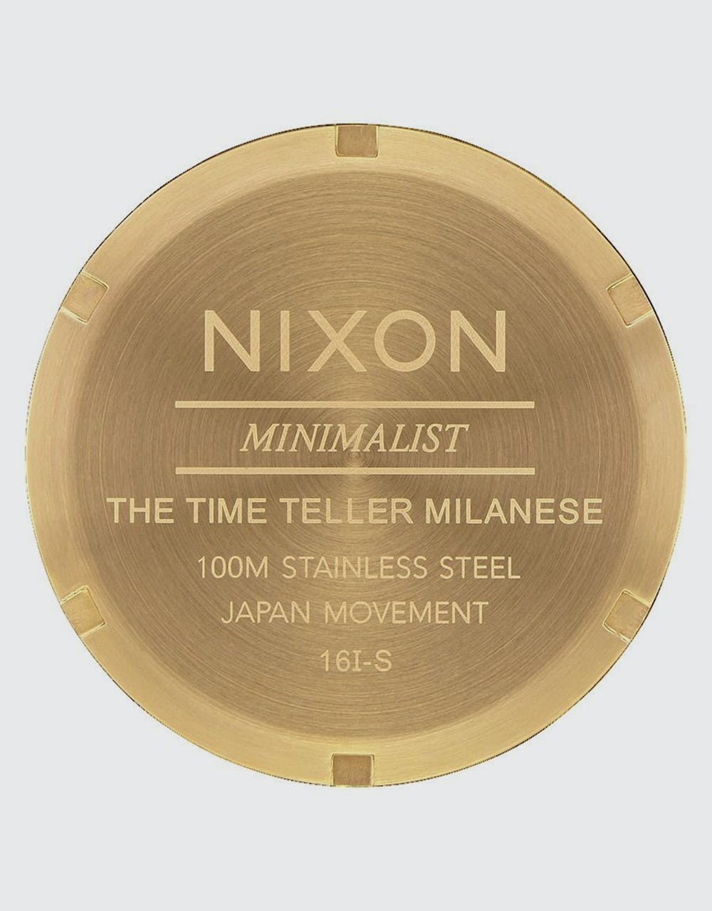 Nixon Time Teller Milanese Watch - All Gold