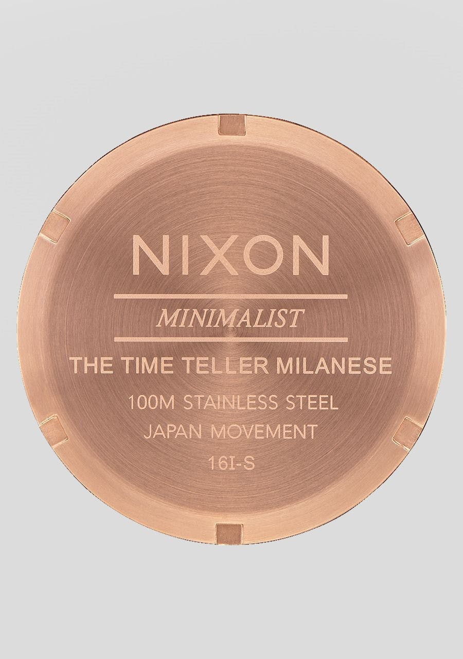 Nixon Time Teller Milanese Watch - All Rose Gold