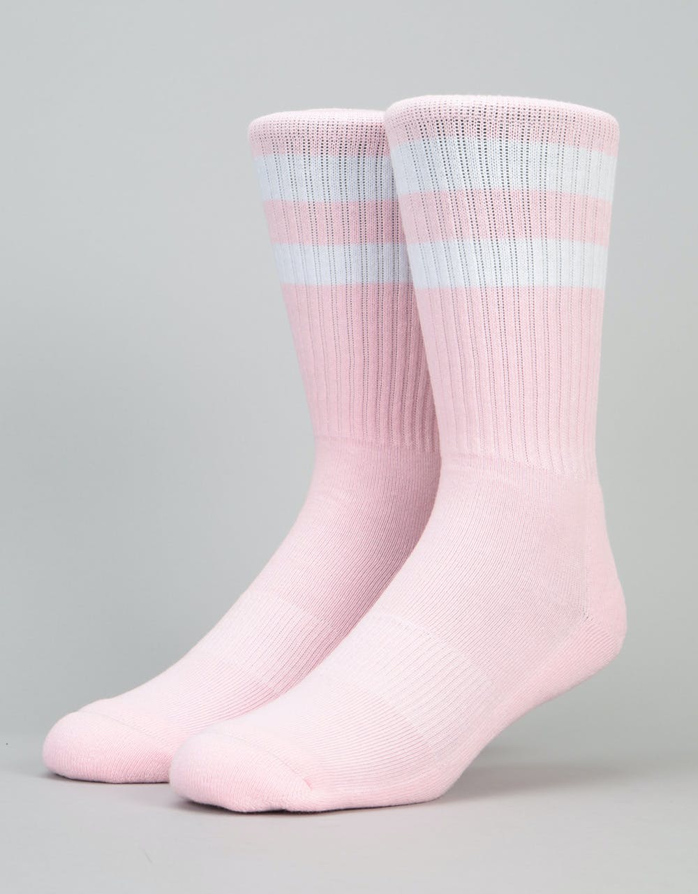 Route One Classic Crew Socks 3 Pack - Pastel/White