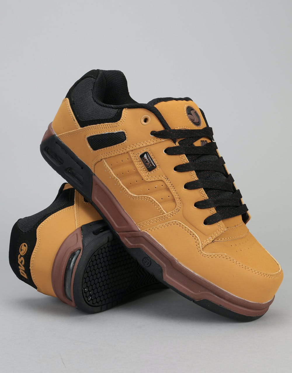 DVS Enduro Heir Skate Shoes - Chamois/Black Nubuck