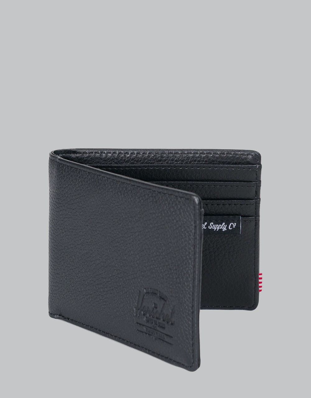 Herschel Supply Co. Hank Leather  RFID Wallet - Black Pebbled Leather