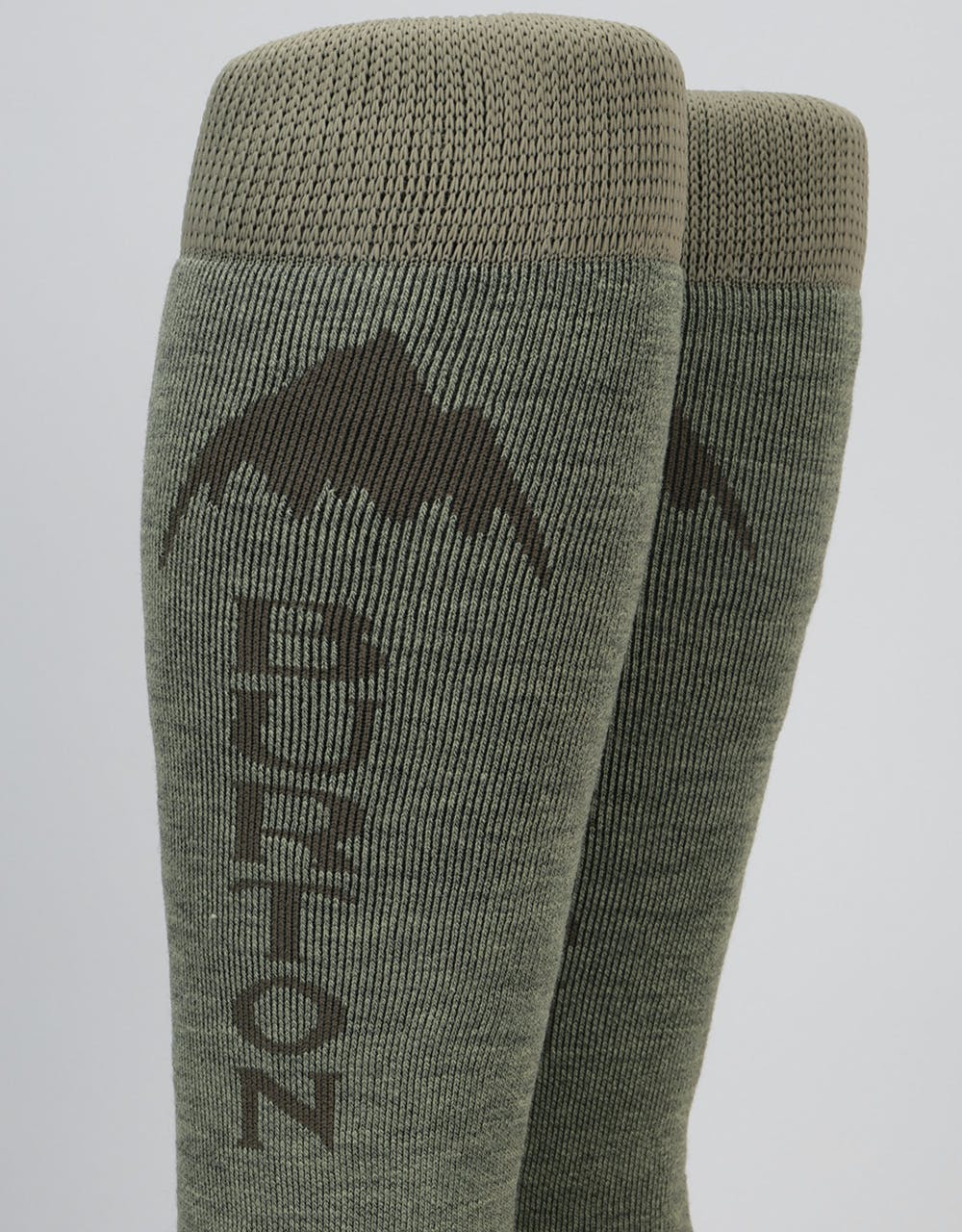 Burton Emblem Snowboard Socks - Olive Branch Heather