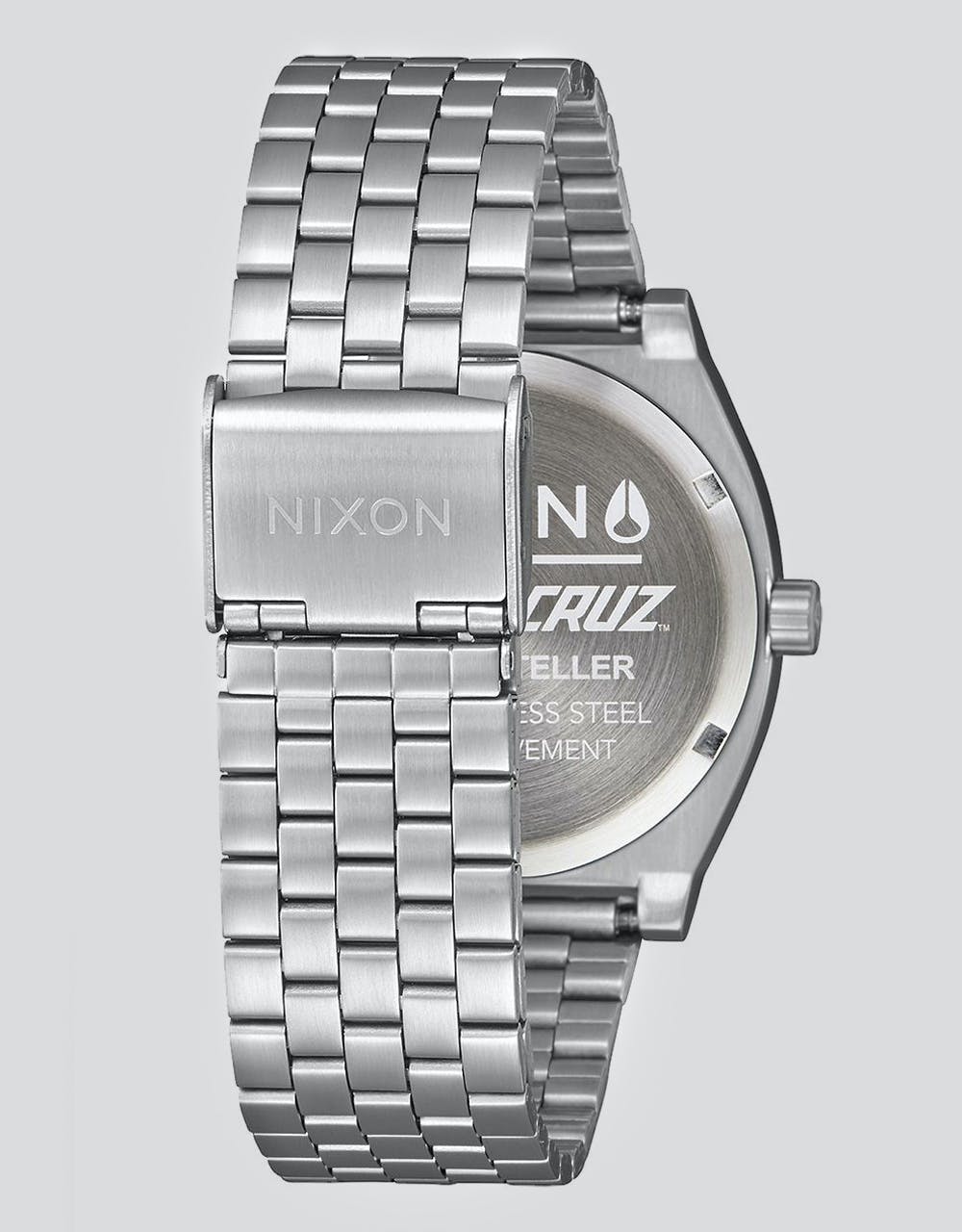 Nixon x Santa Cruz Time Teller Watch - Silver/Roskopp