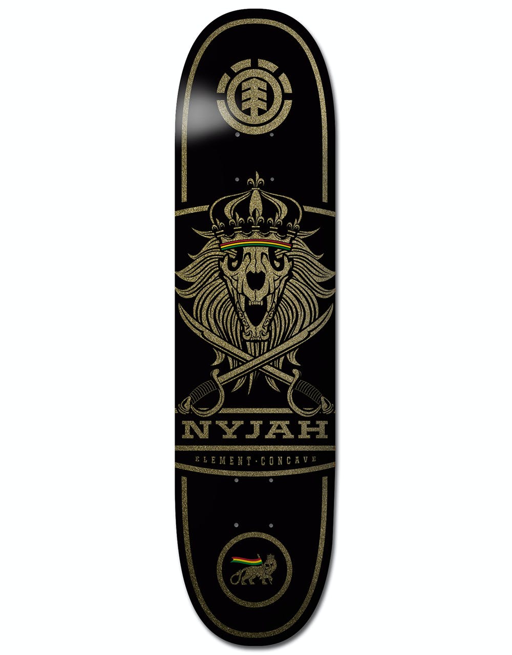 Element Nyjah Concave Lion Skateboard Deck - 8.125"