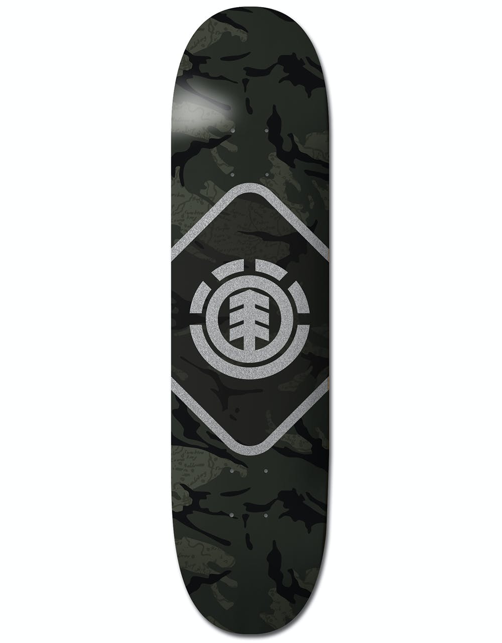 Element Map Camo Skateboard Deck - 8"