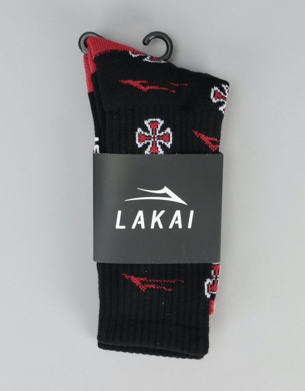 Lakai x Independent Crew Socks - Black