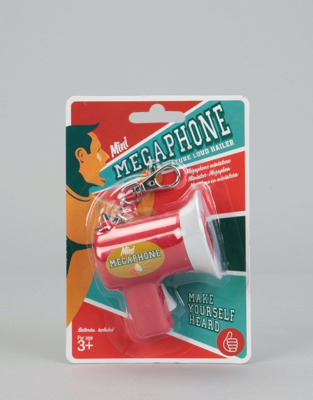 Mini Megaphone Keychain