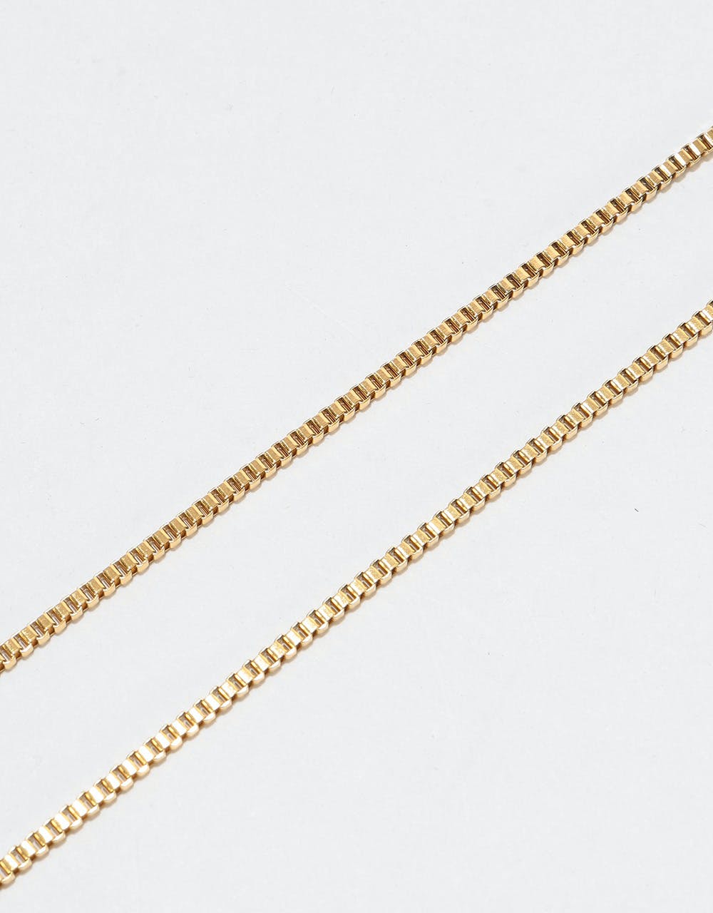Midvs Co 18K Gold Plated 28" Box Chain Necklace - Gold