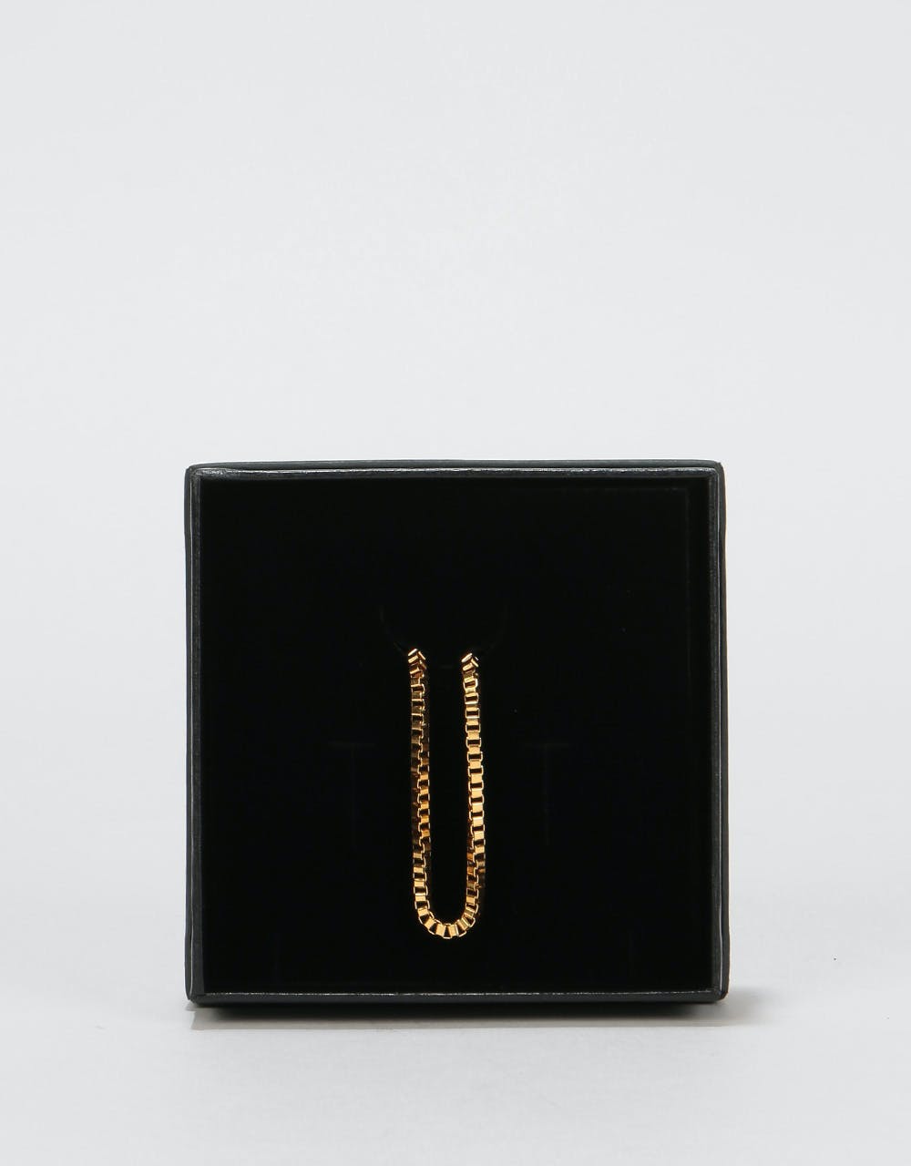 Midvs Co 18K Gold Plated 28" Box Chain Necklace - Gold