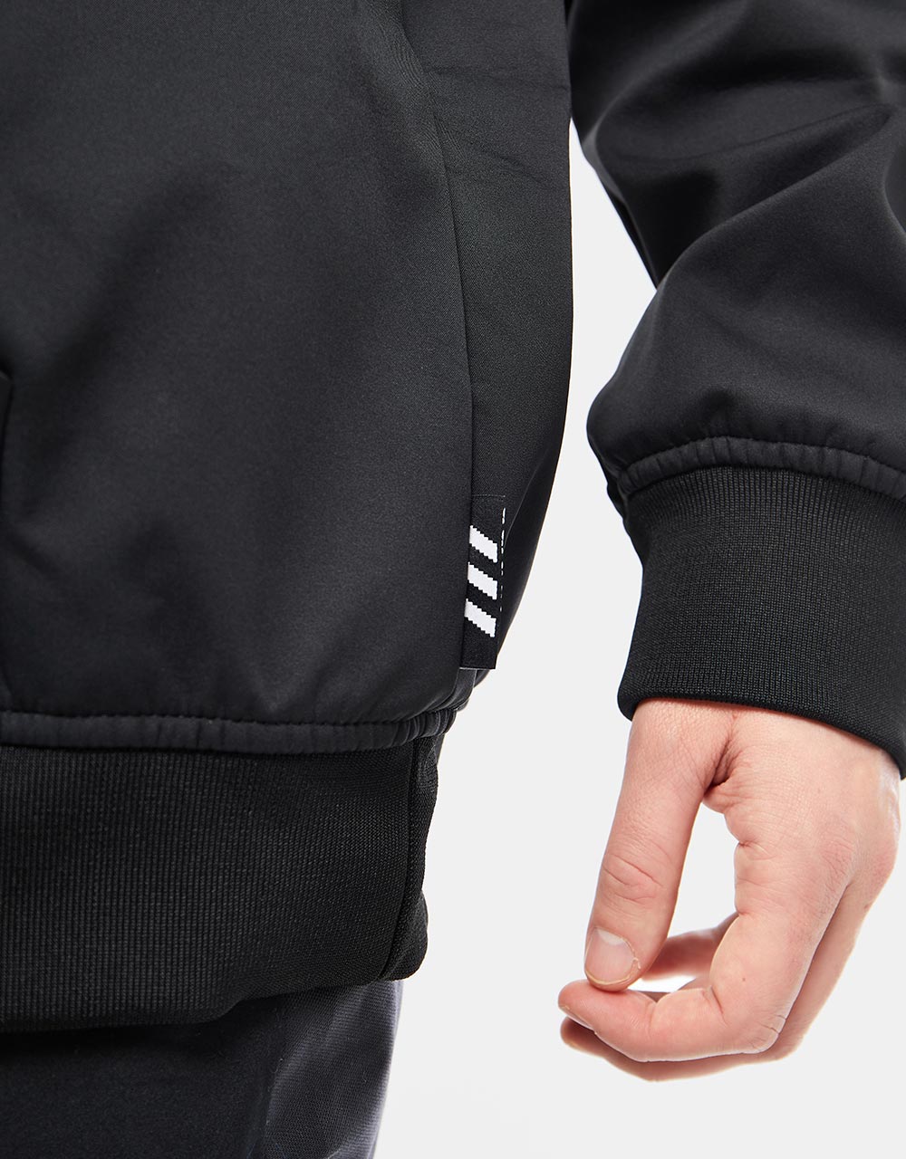 adidas Greeley Soft Shell Snowboard Jacket - Black/White