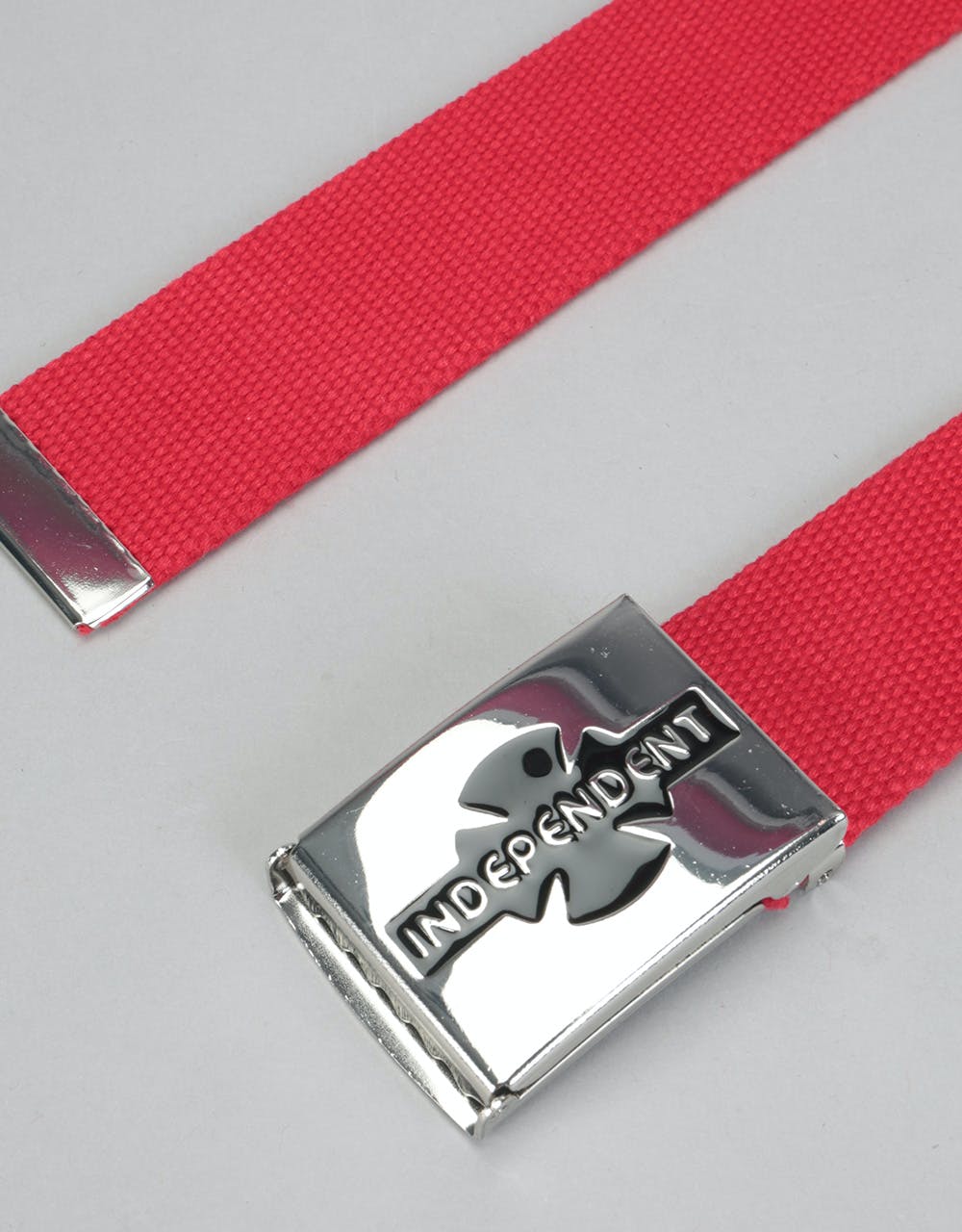 Independent Clipped Belt - Cardinal Red